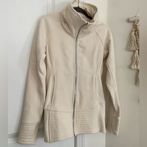 Lululemon cream jacket size 6
